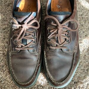 Ecco Gortex Low Track Men's Dark Brown Leather Oxfords size 13, 47 eu.  Nice!
